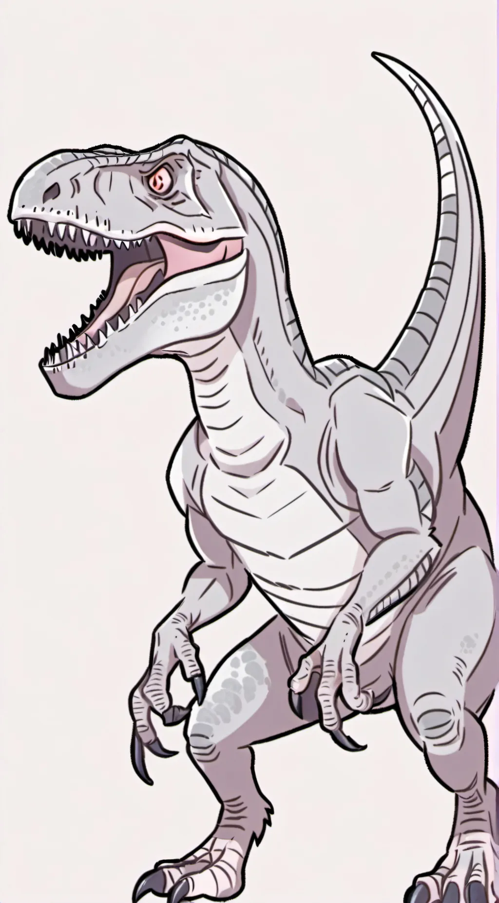 ai character: velociraptor background