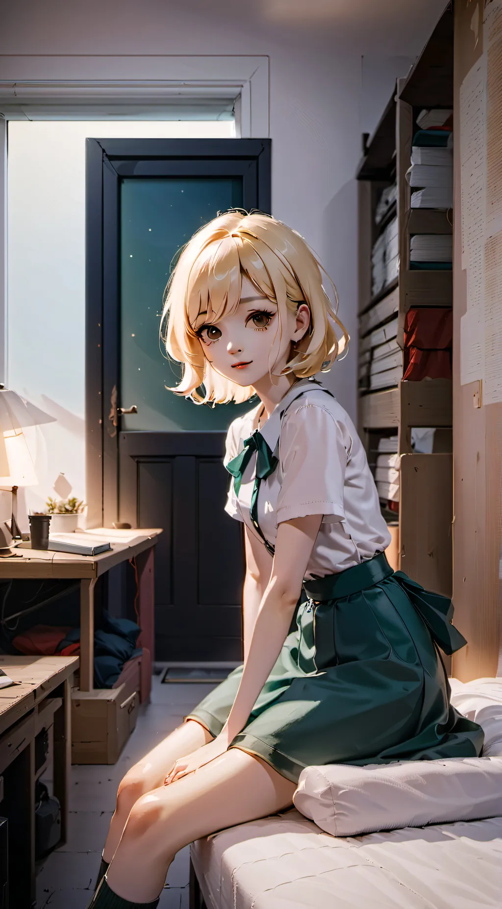 ai character: Lacey background