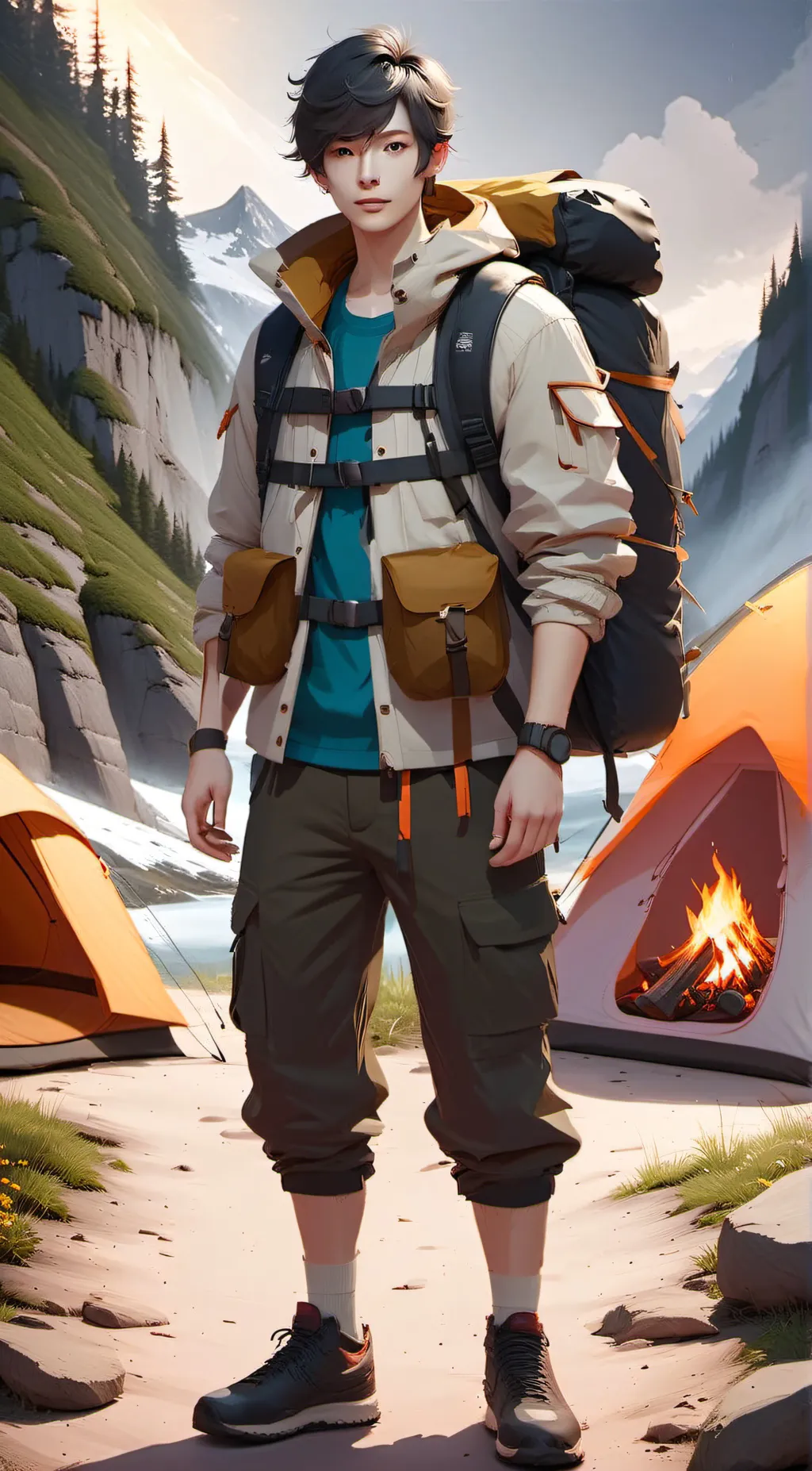 ai character: Max background