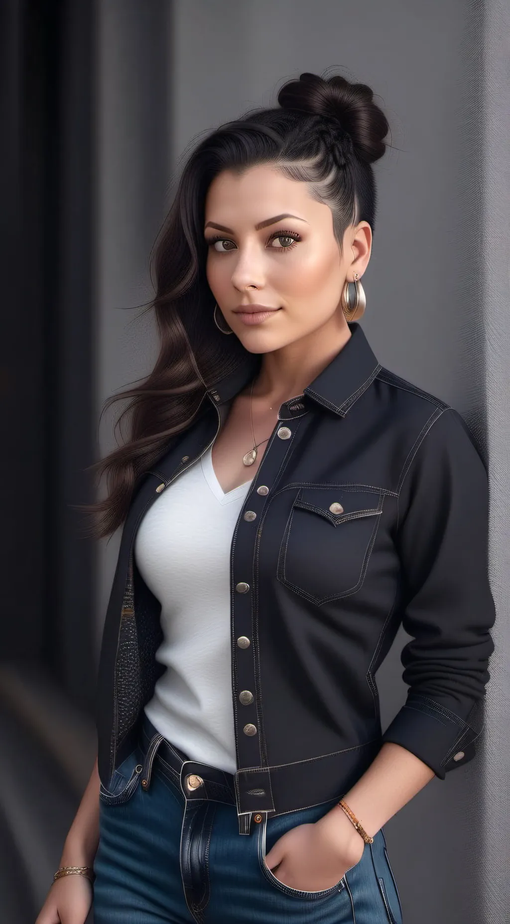 ai character: Ashley Nocera background
