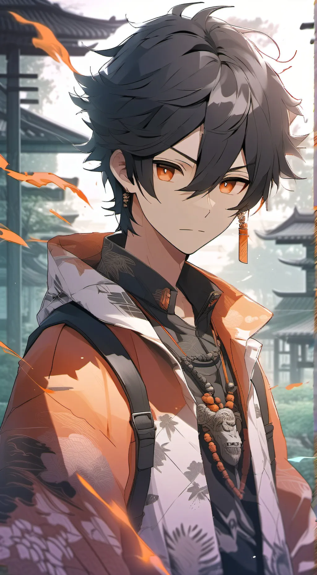 ai character: Damen background