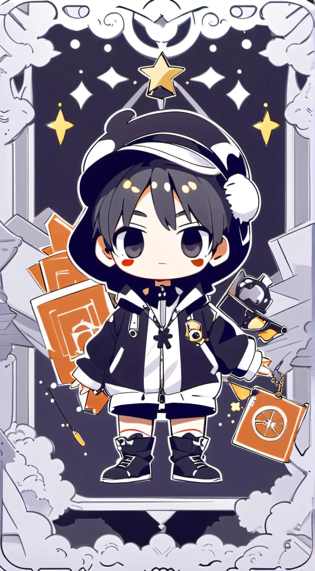 ai character: ☆Oliver☆ background