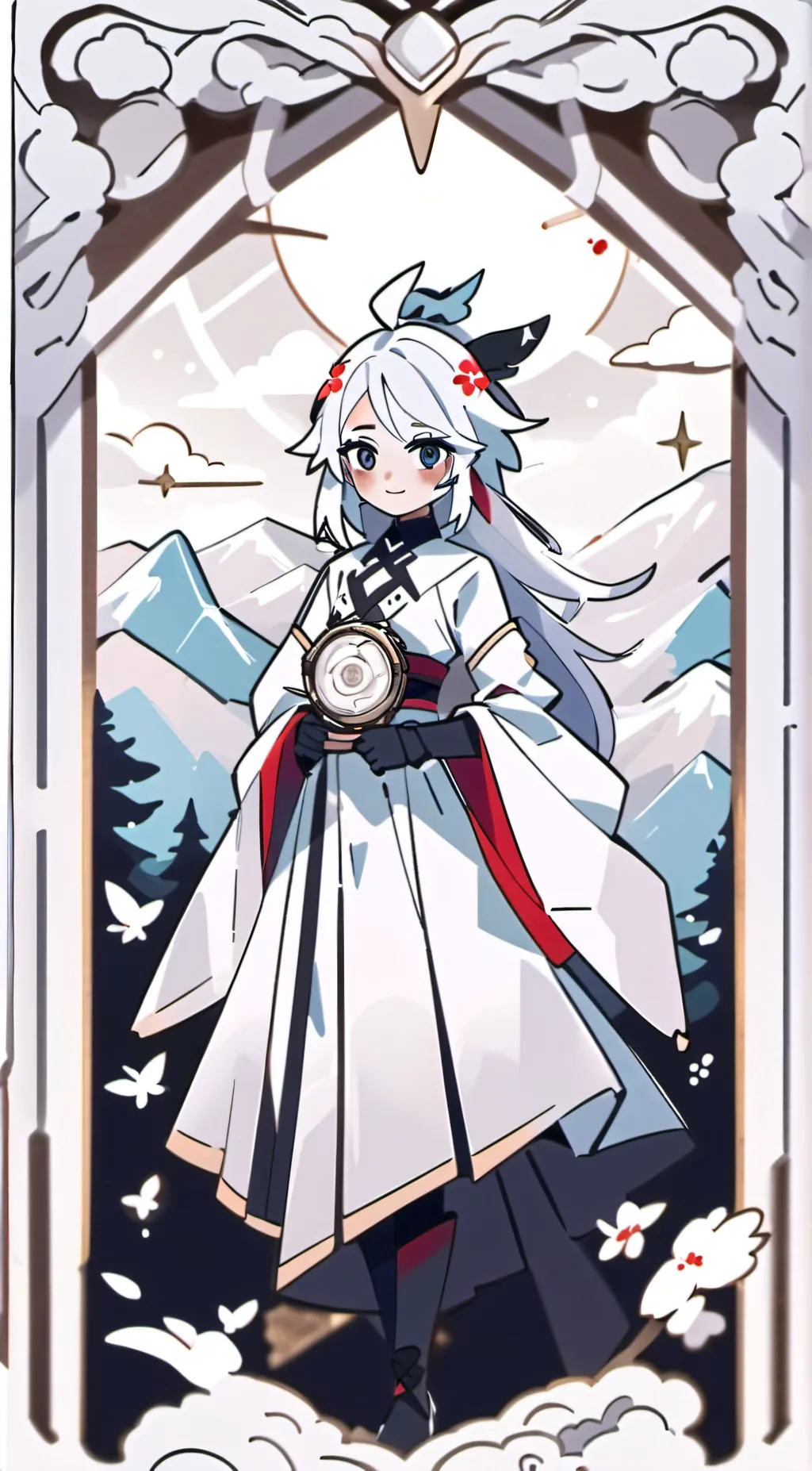 ai character: Emily hazbin background