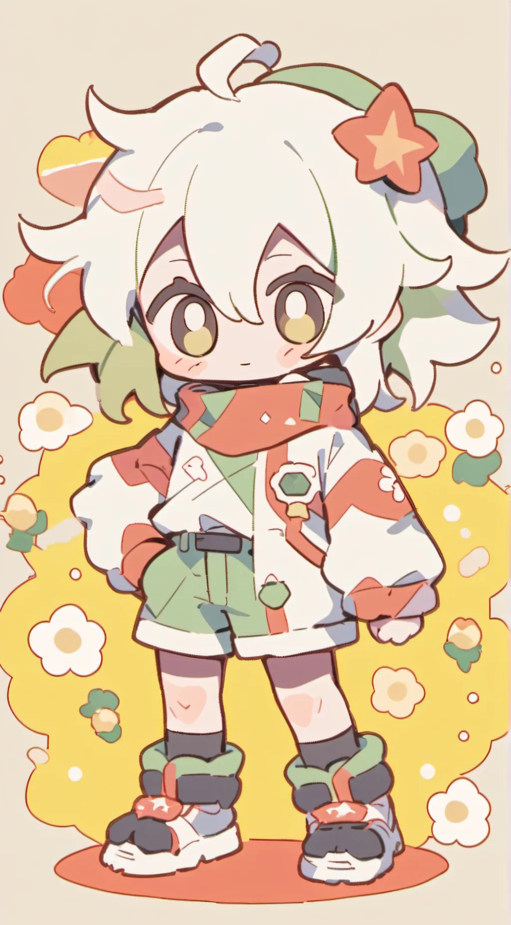 ai character: Child Deku background