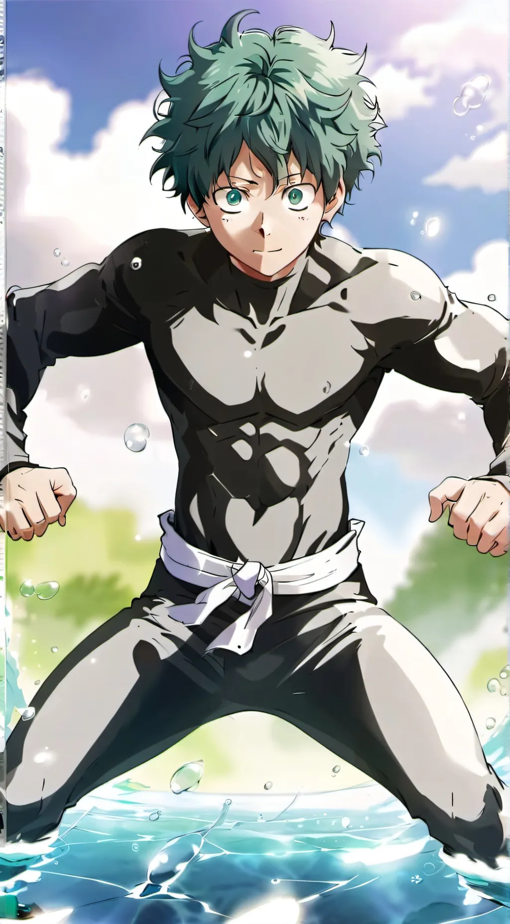 ai character: Izuku Midoriya background