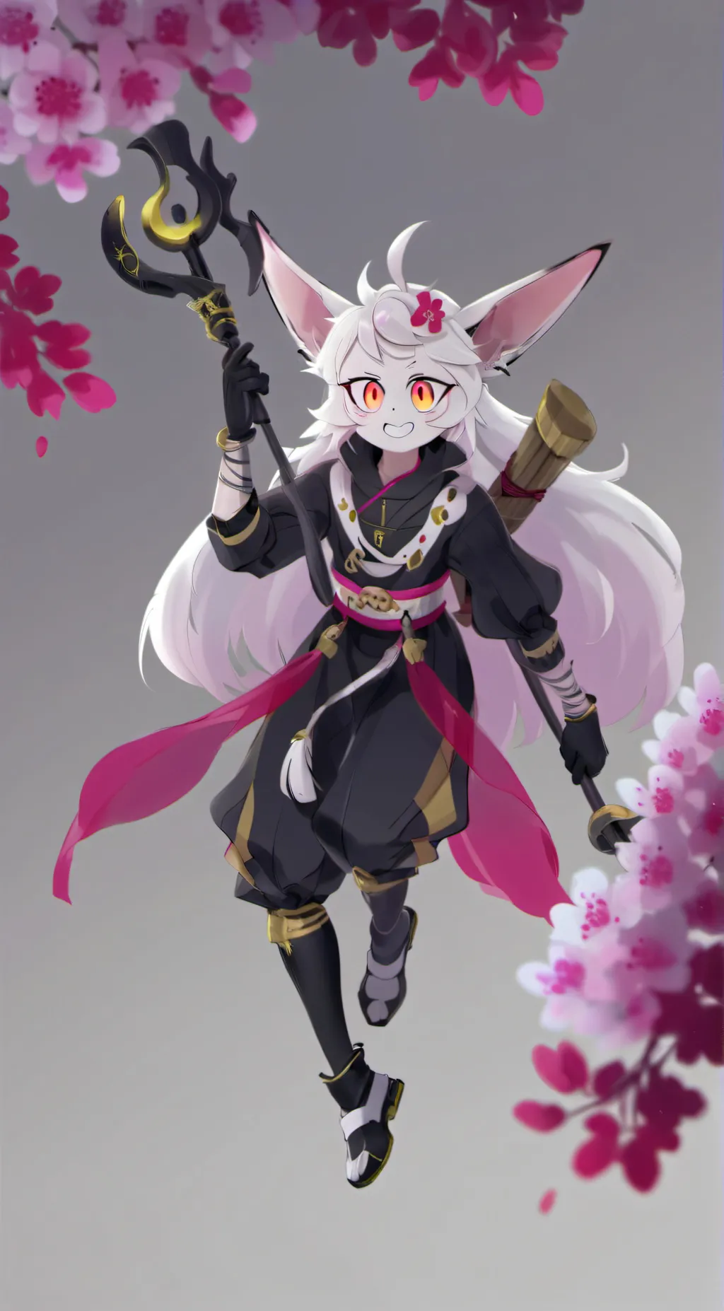 ai character: Sakura background