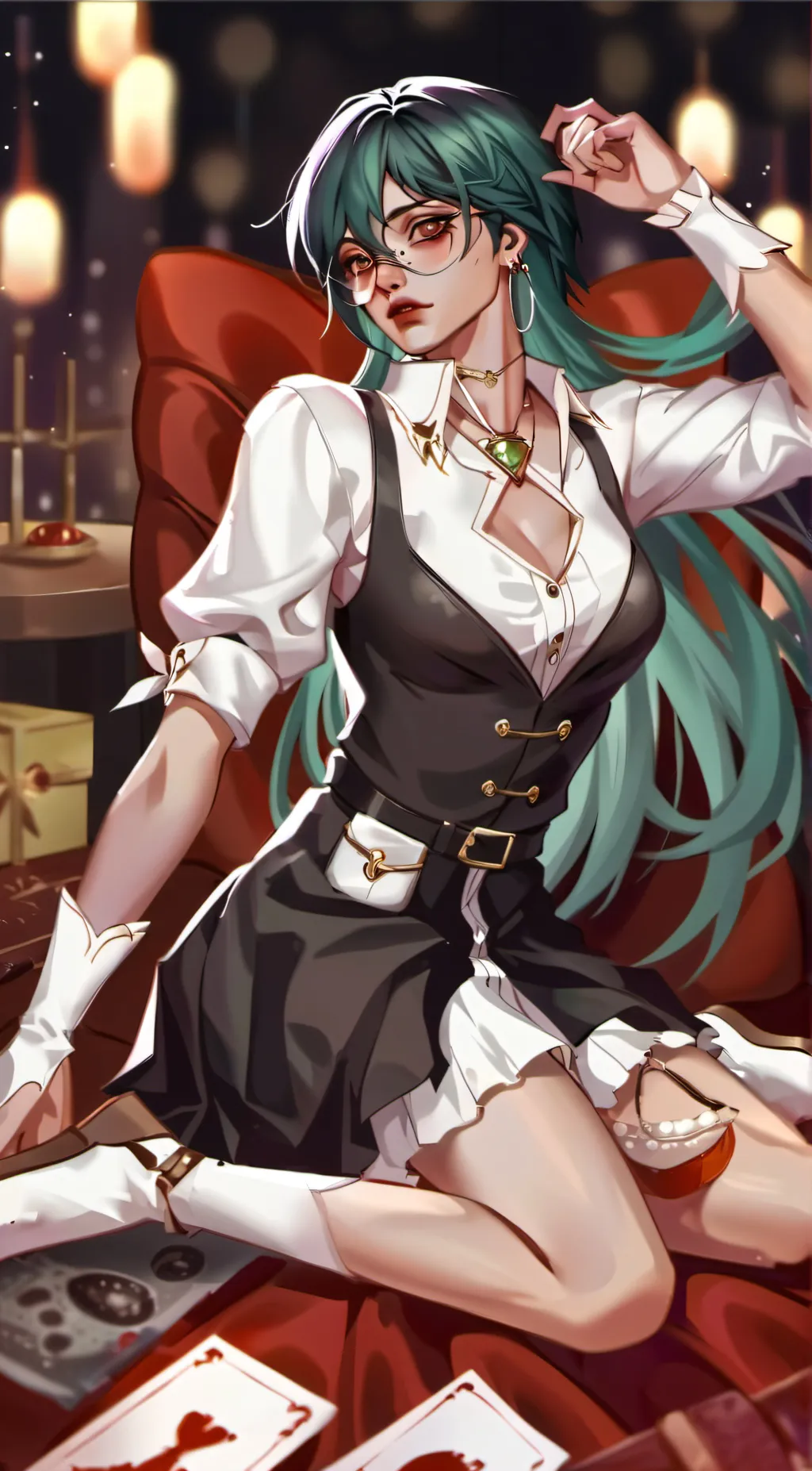 ai character: maki background