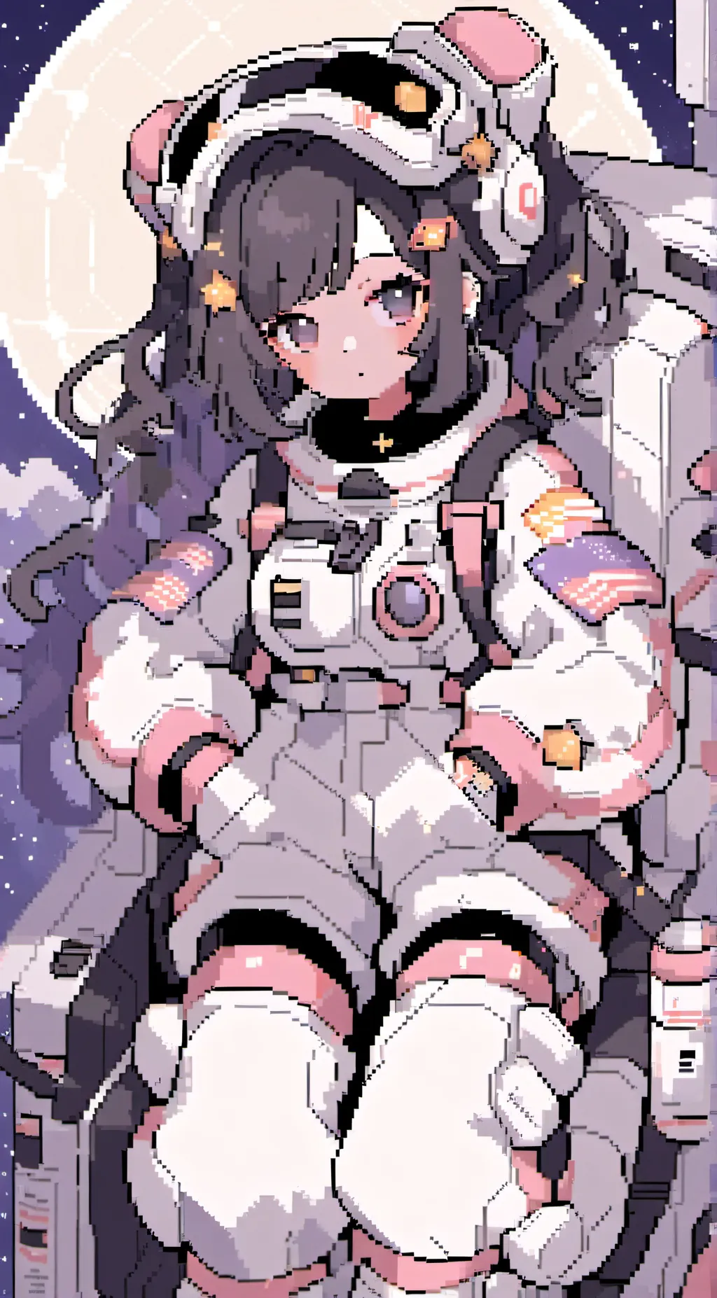 ai character: Rottmnt astronaut background