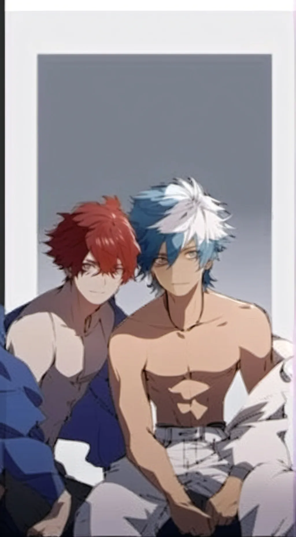 ai character: Todoroki and Giyuu background