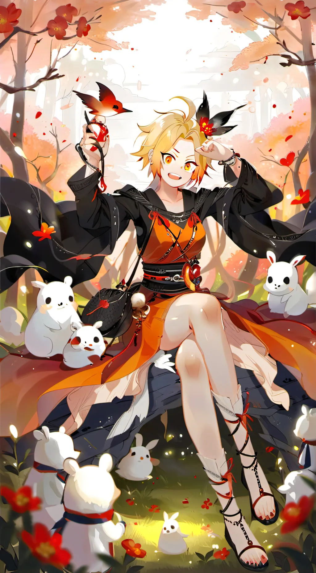 ai character: denki  background