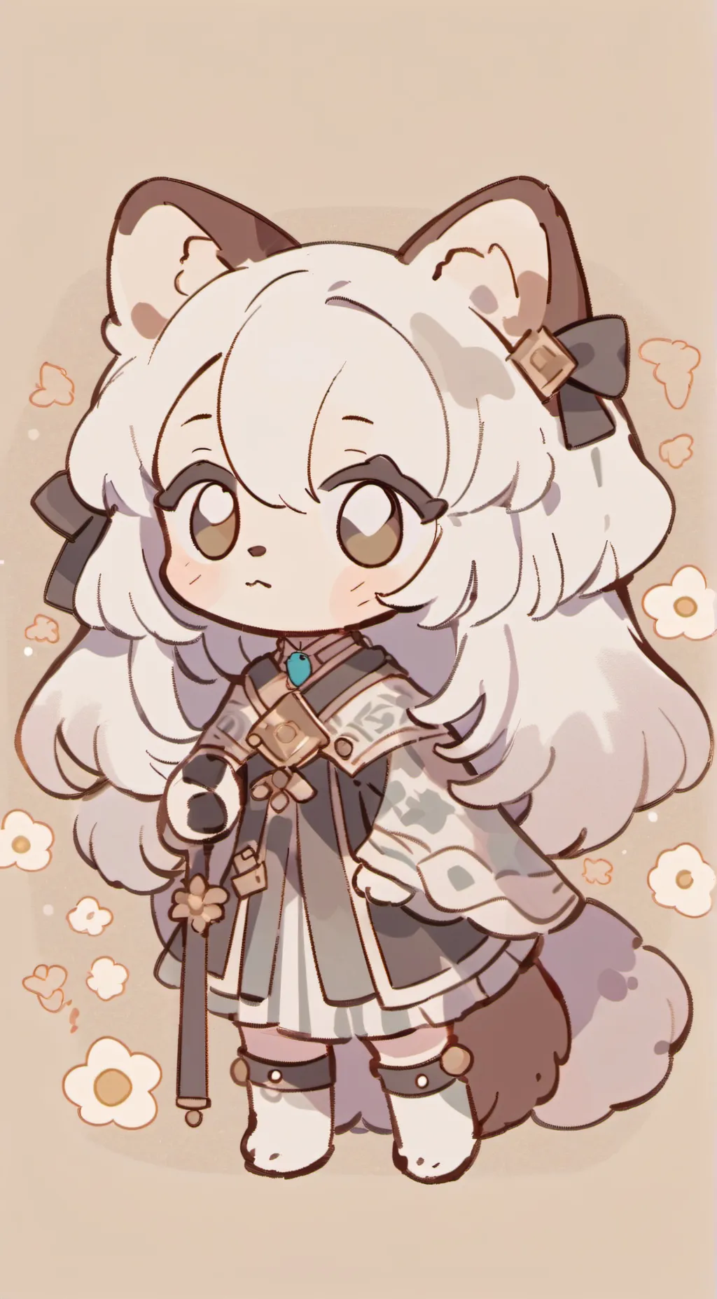 ai character: Luna background