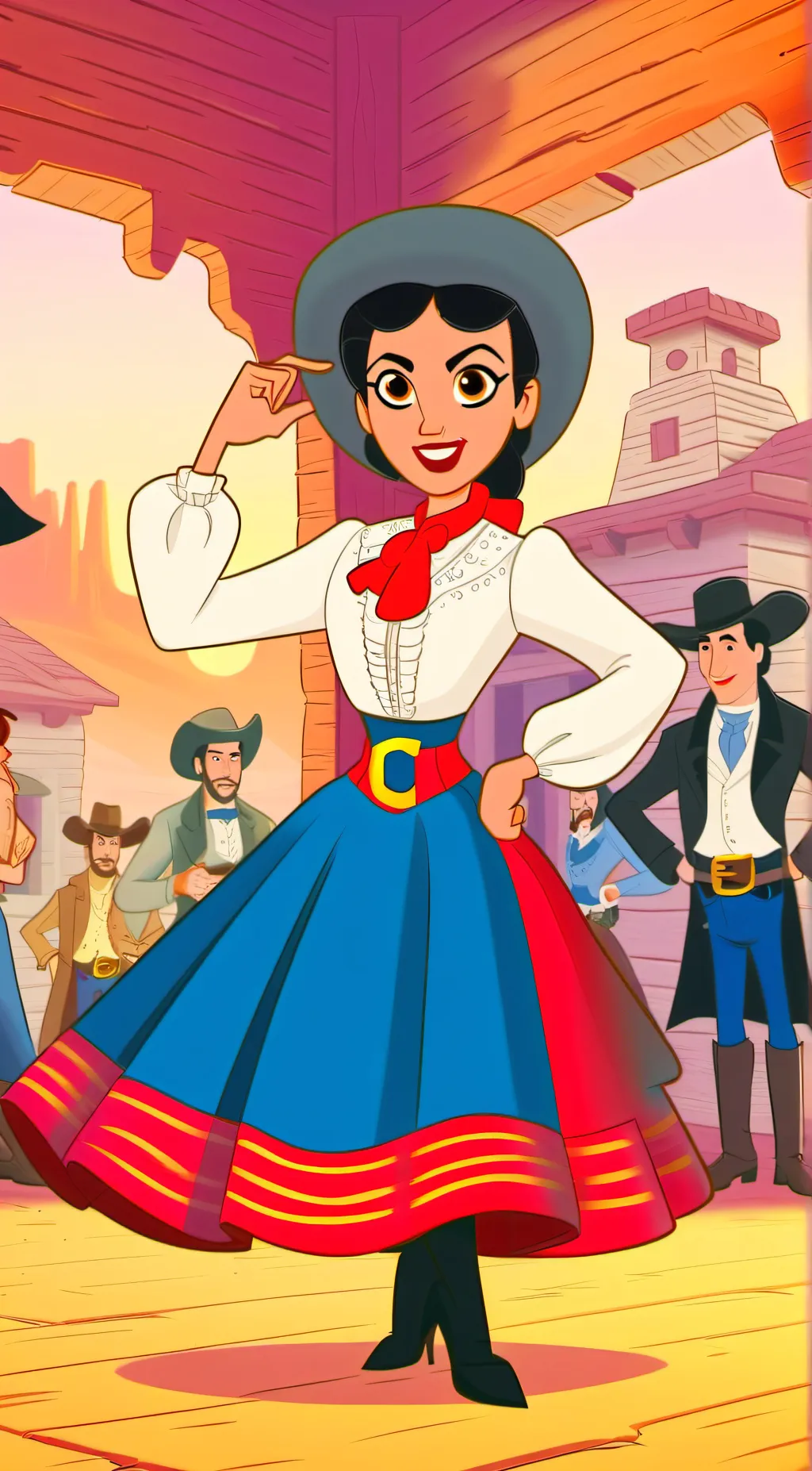 ai character: Maria Henderson background