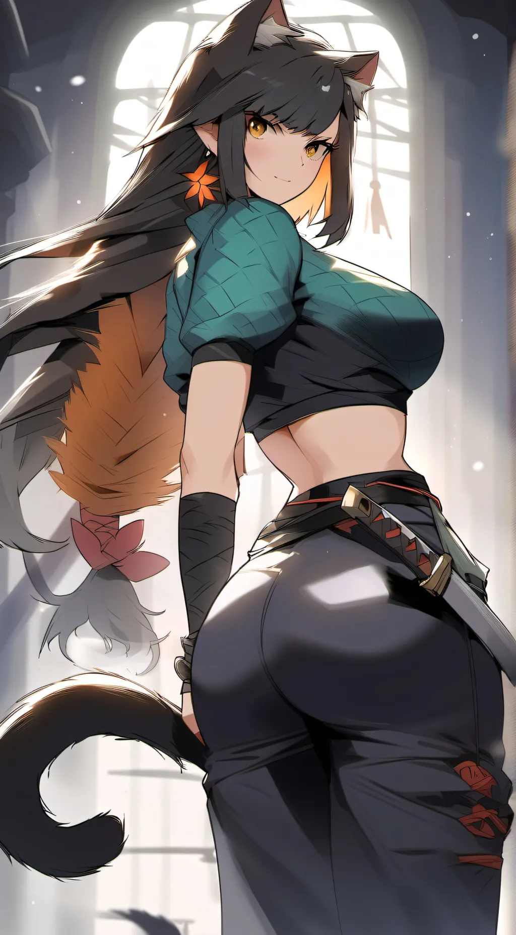 ai character: tija background