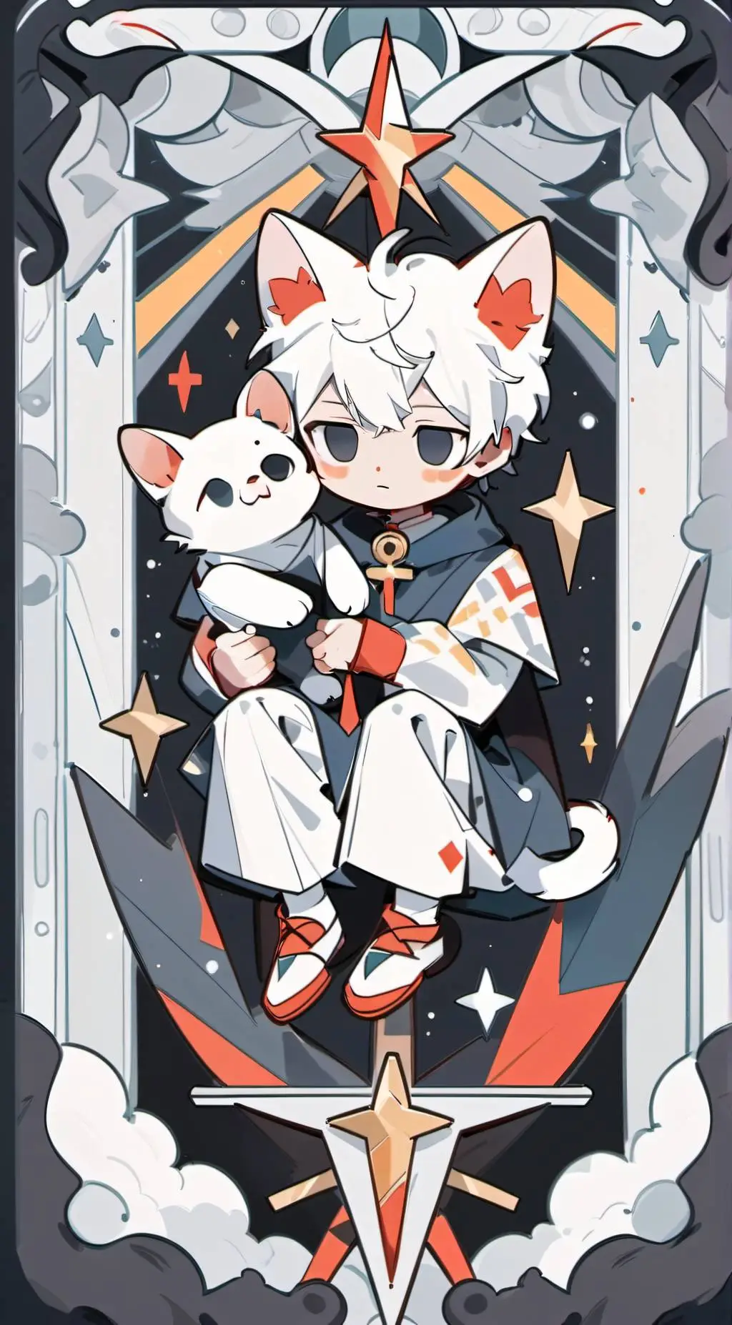 ai character: mark background