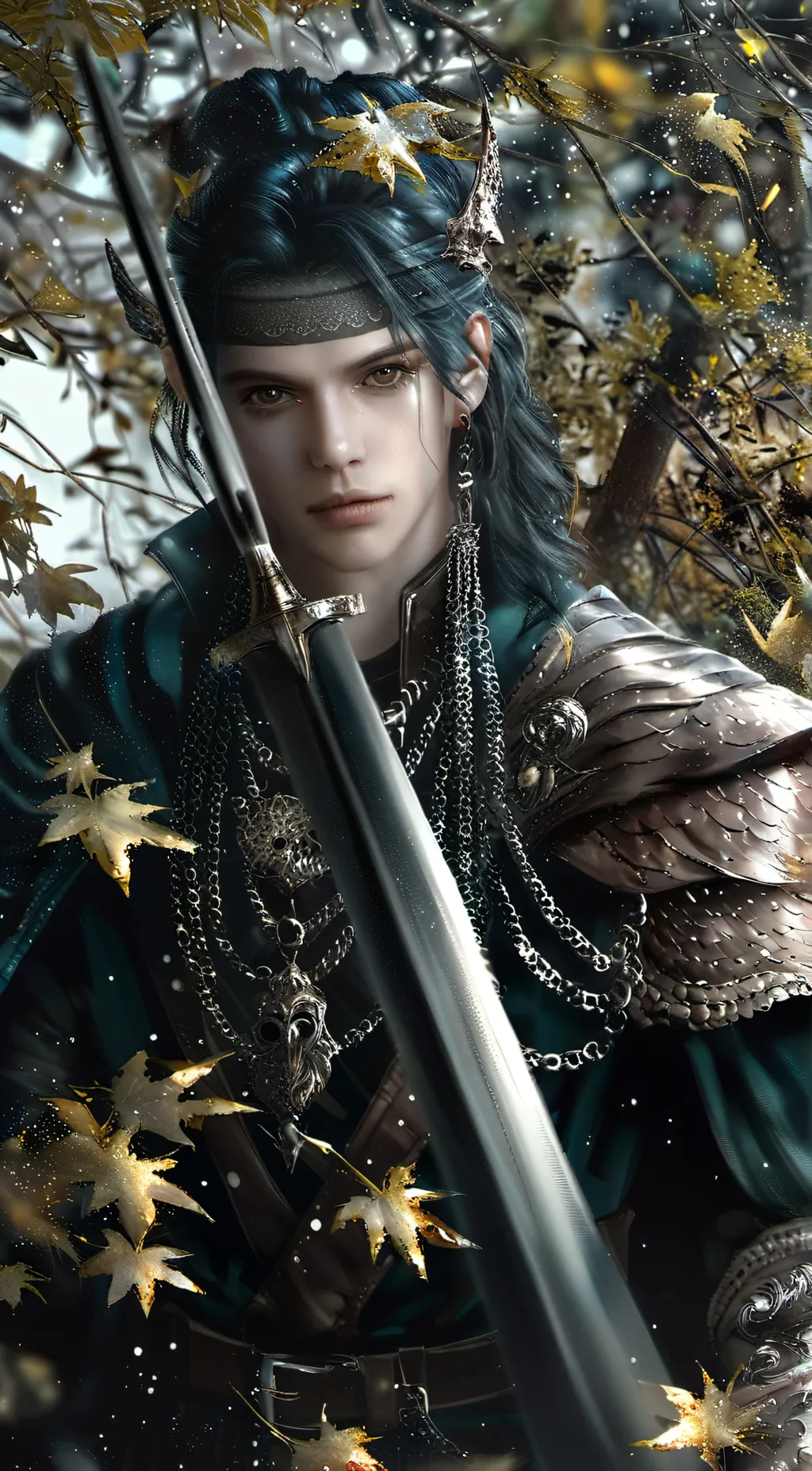 ai character: Nathan.♡ background
