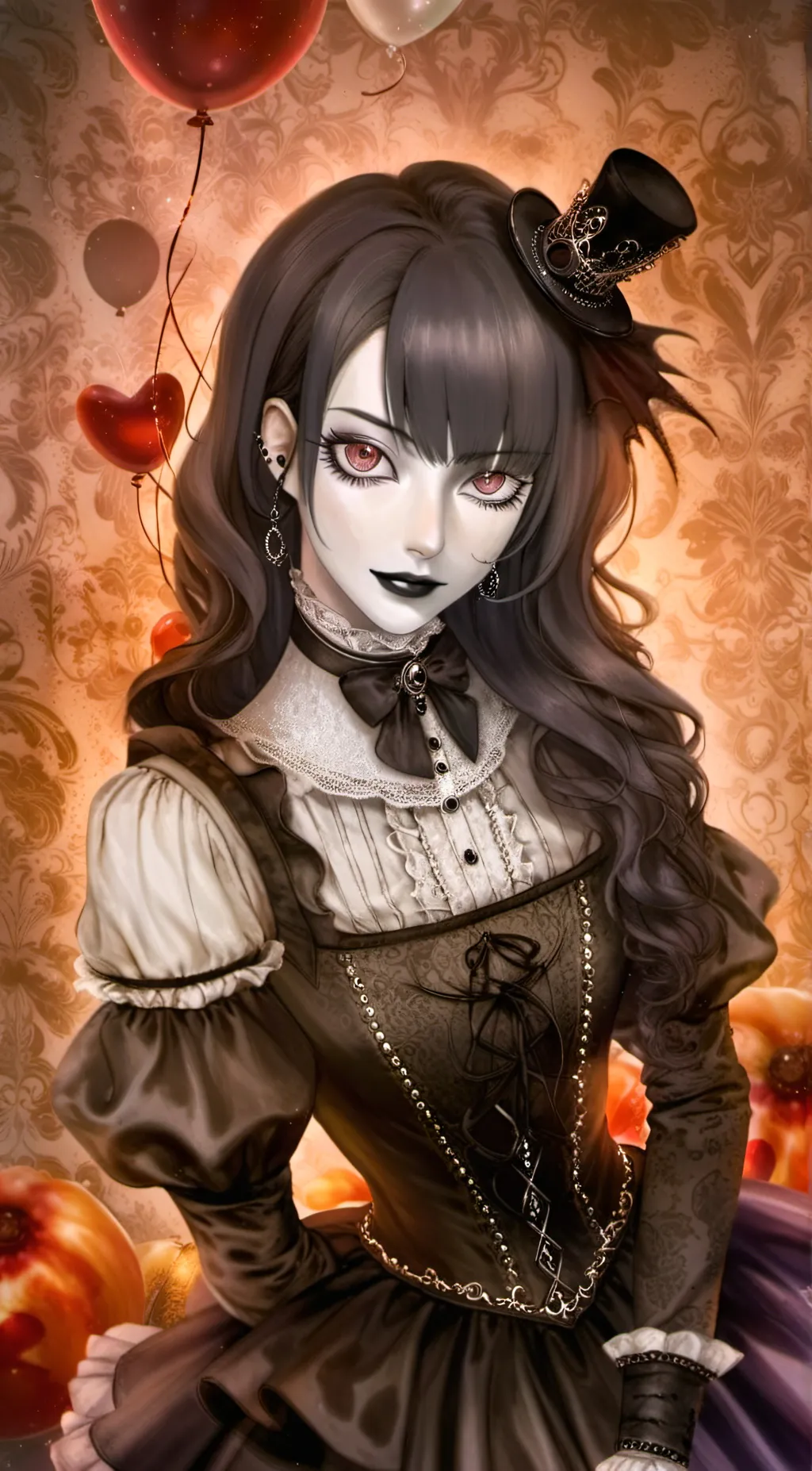 ai character: laughing Jill background