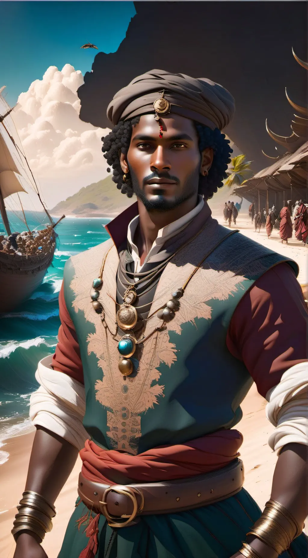 ai character: Umbaji Bastian background