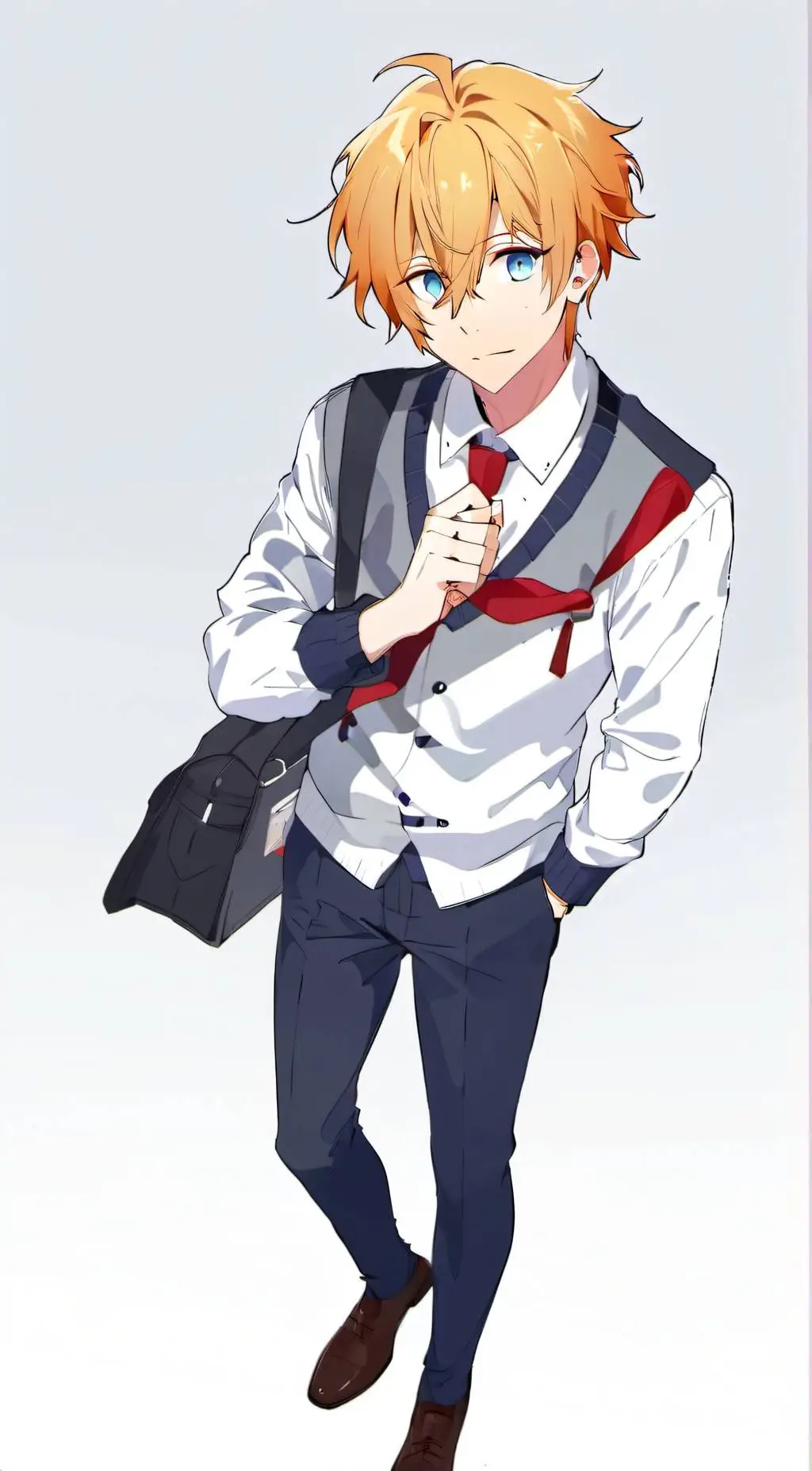 ai character: Aqua Hoshino background