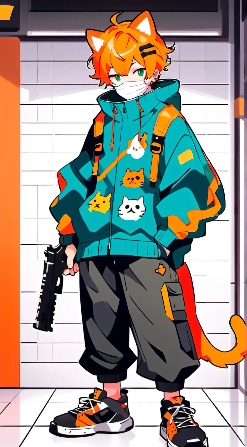 ai character: Tinker (tadc oc) background