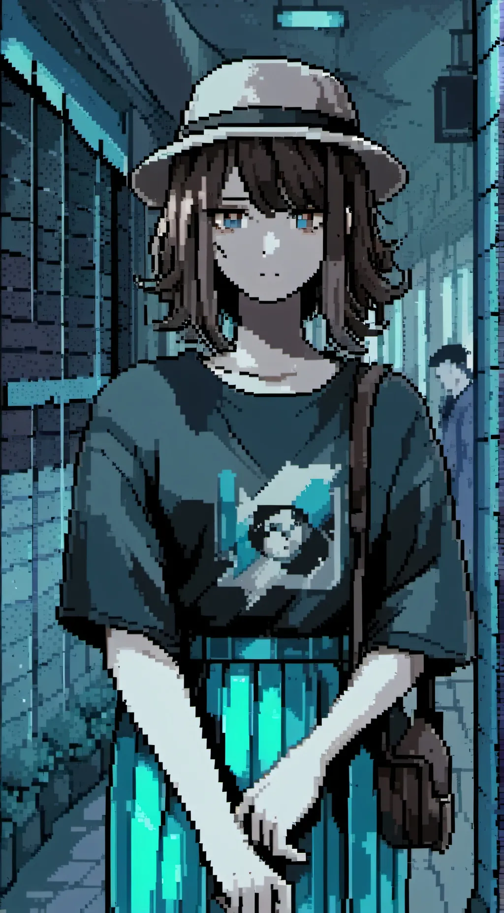 ai character: Adeline/Me background