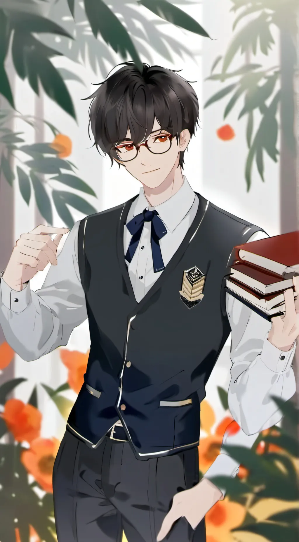 ai character: Ray background