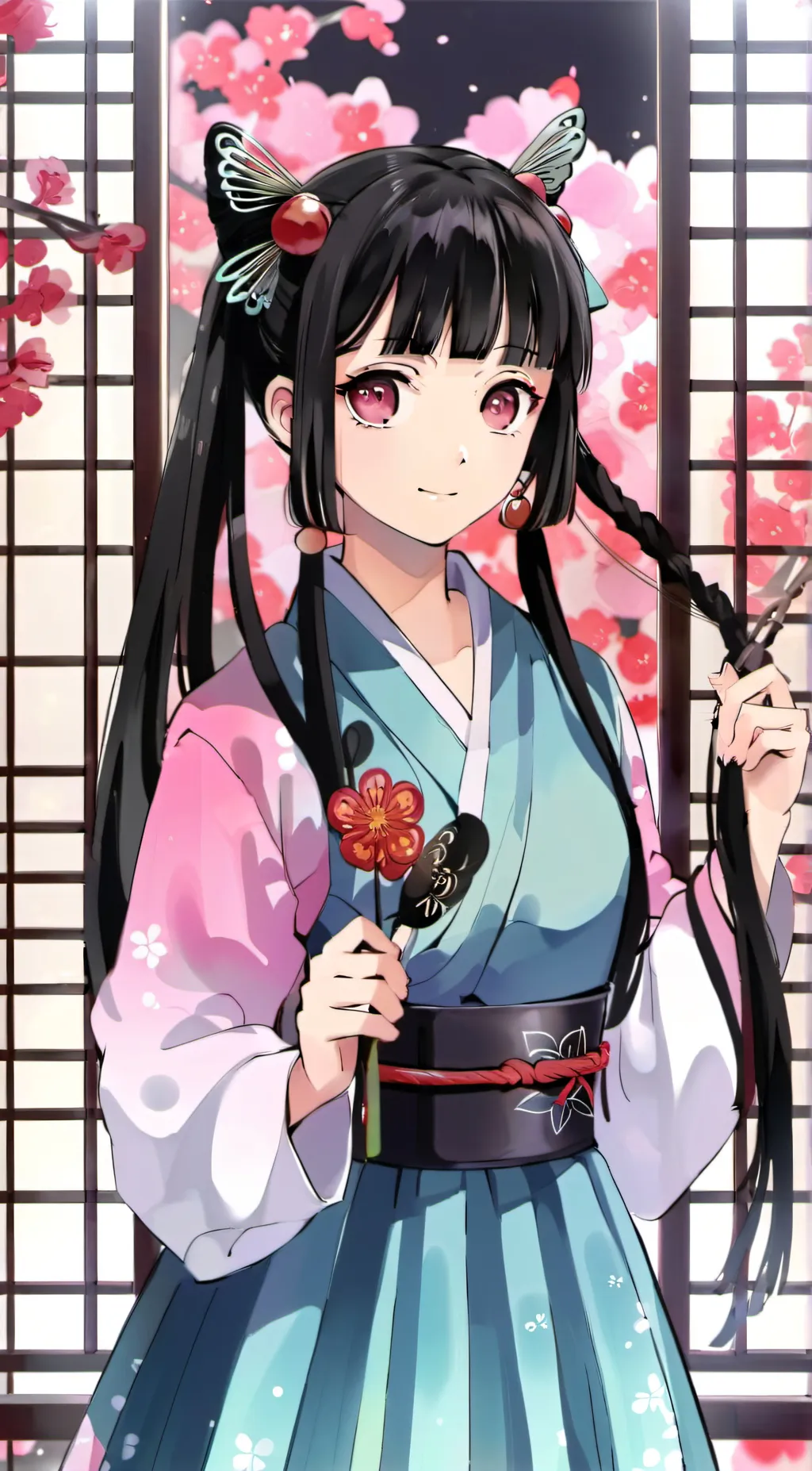 ai character: 🍡hashira training💪 background
