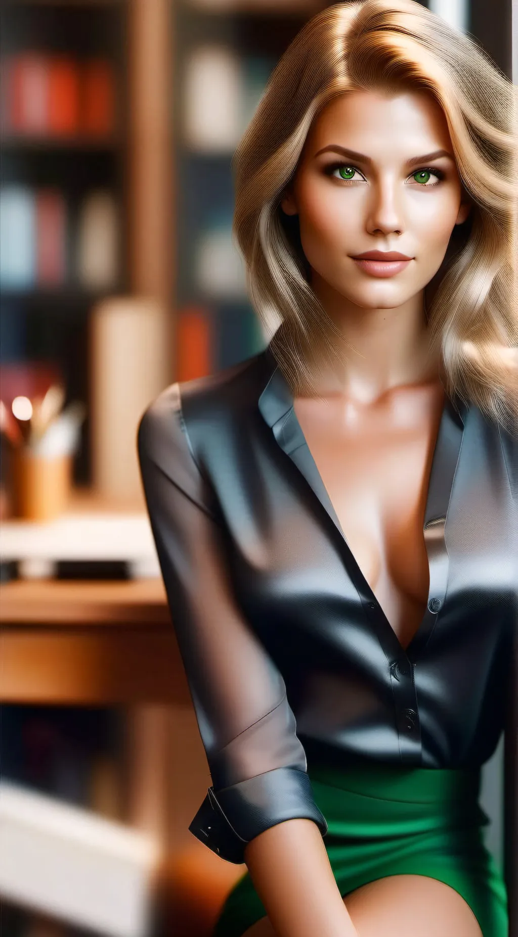 ai character: Stacy  background