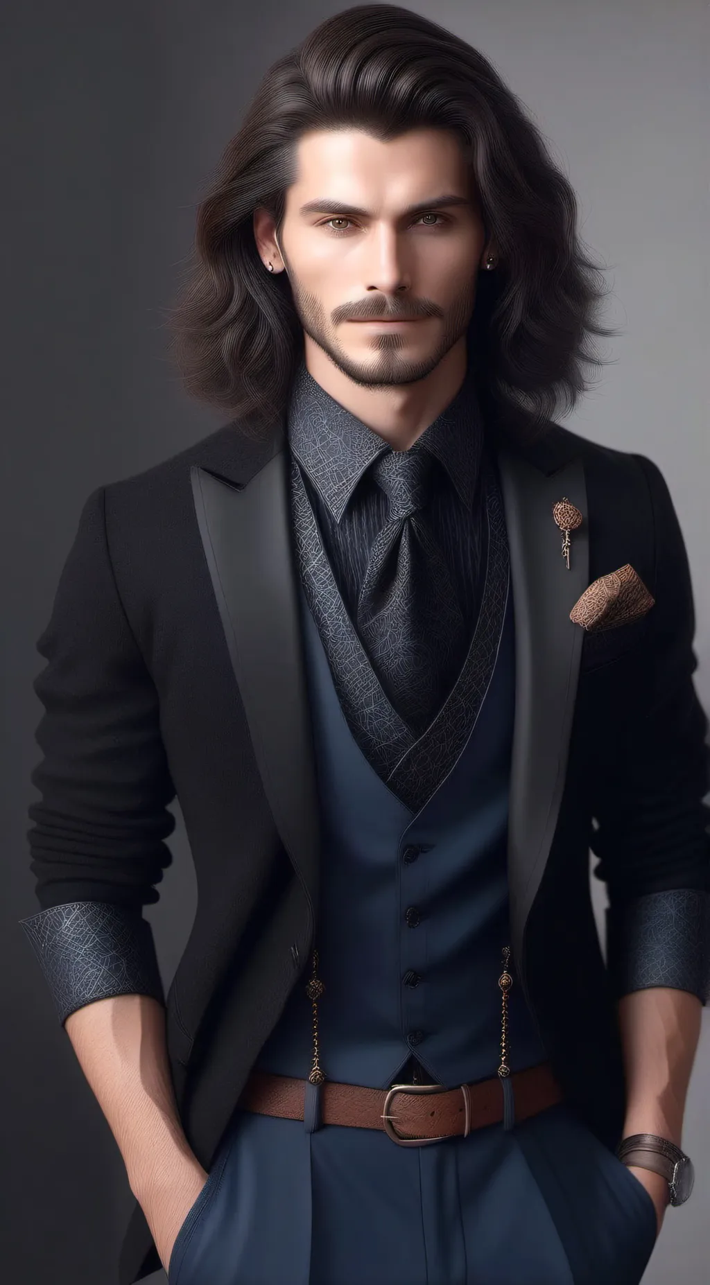 ai character: Derek background