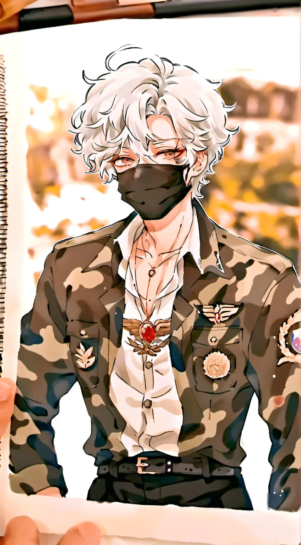 ai character: tald background