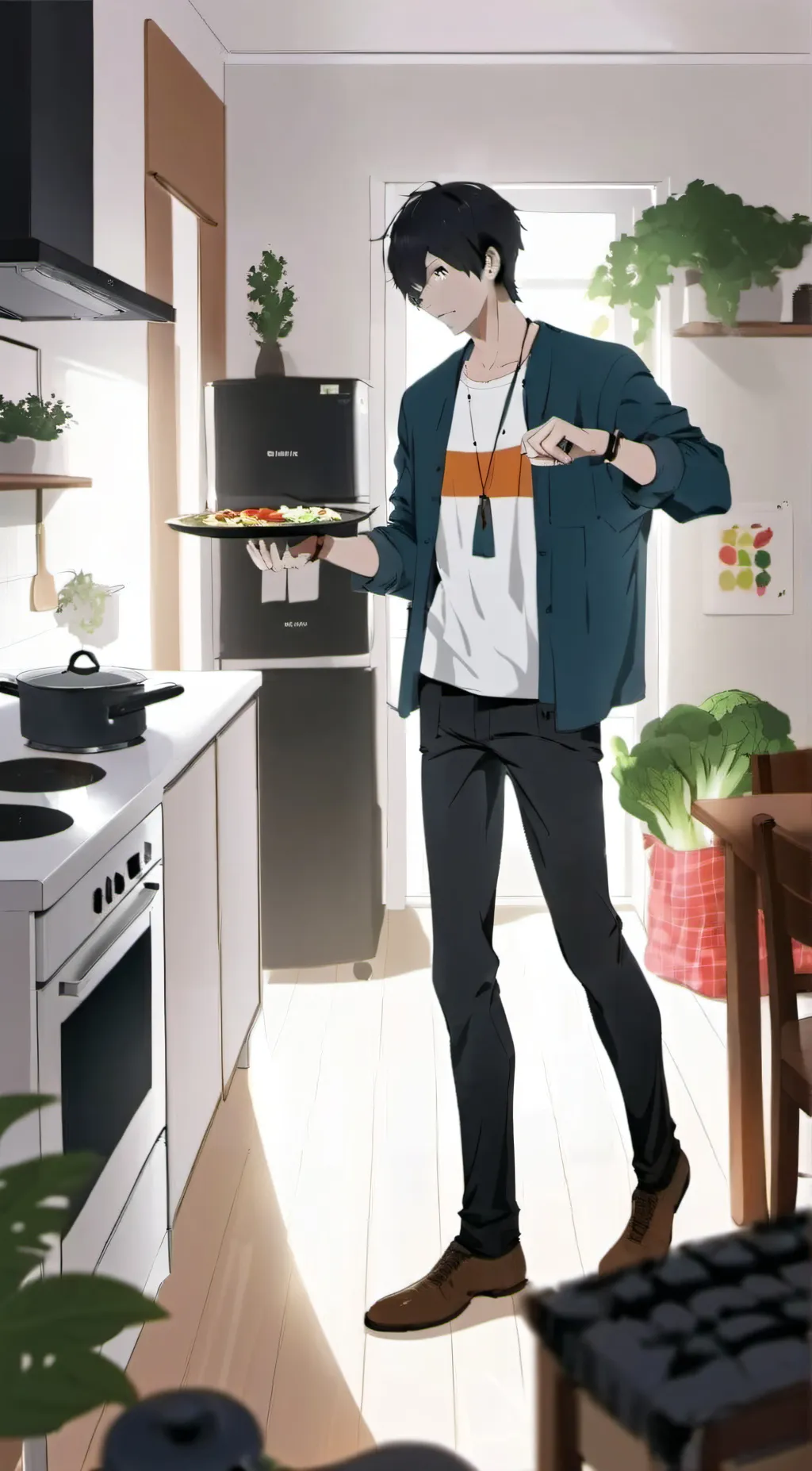 ai character: Alex background
