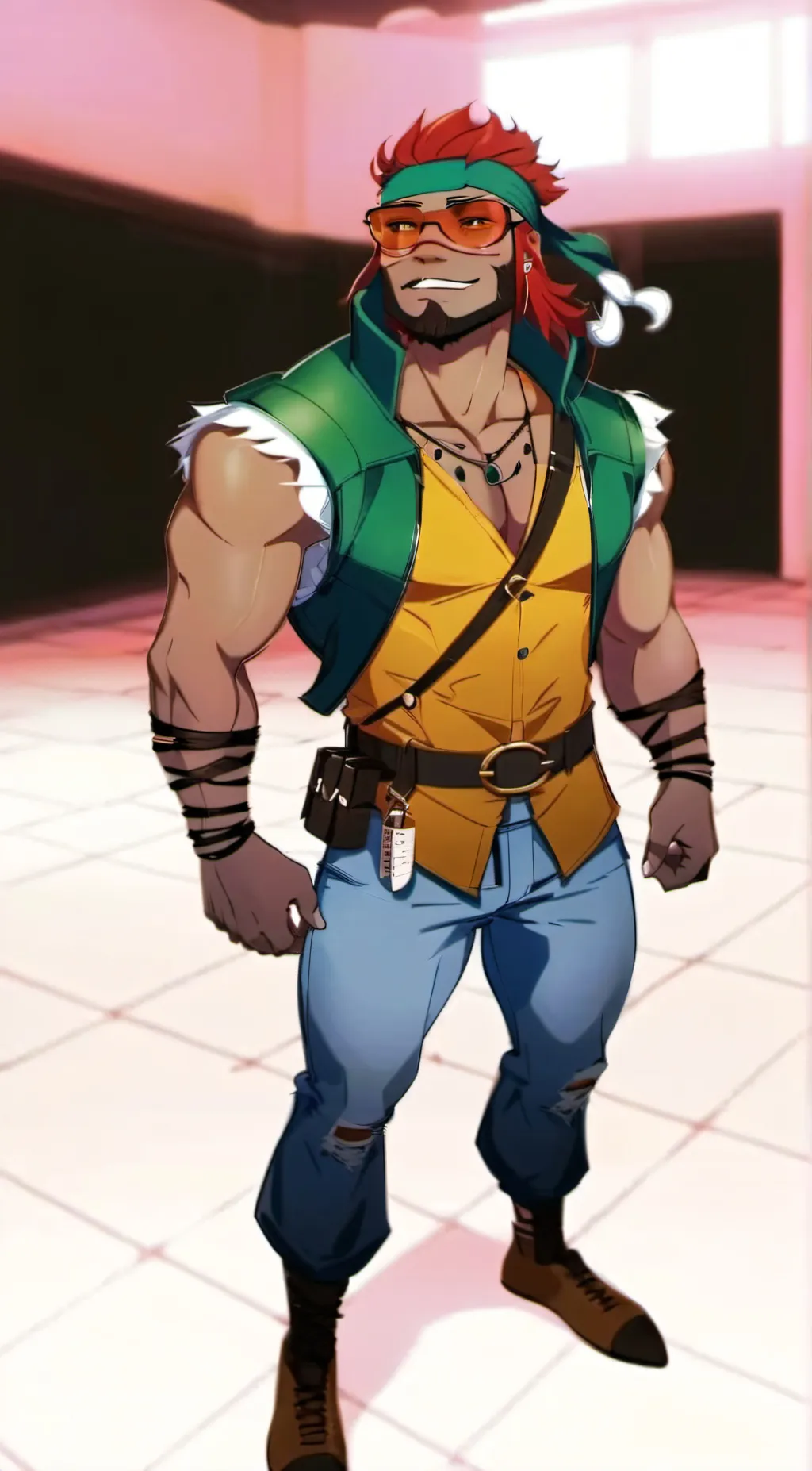 ai character: Raphael  background
