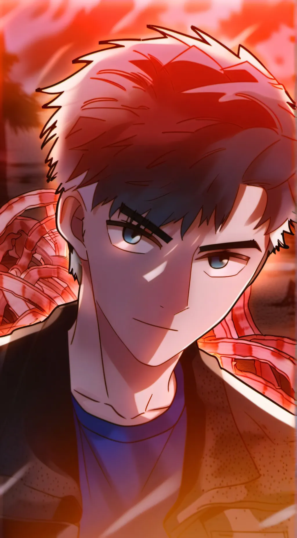 ai character: Bacon background