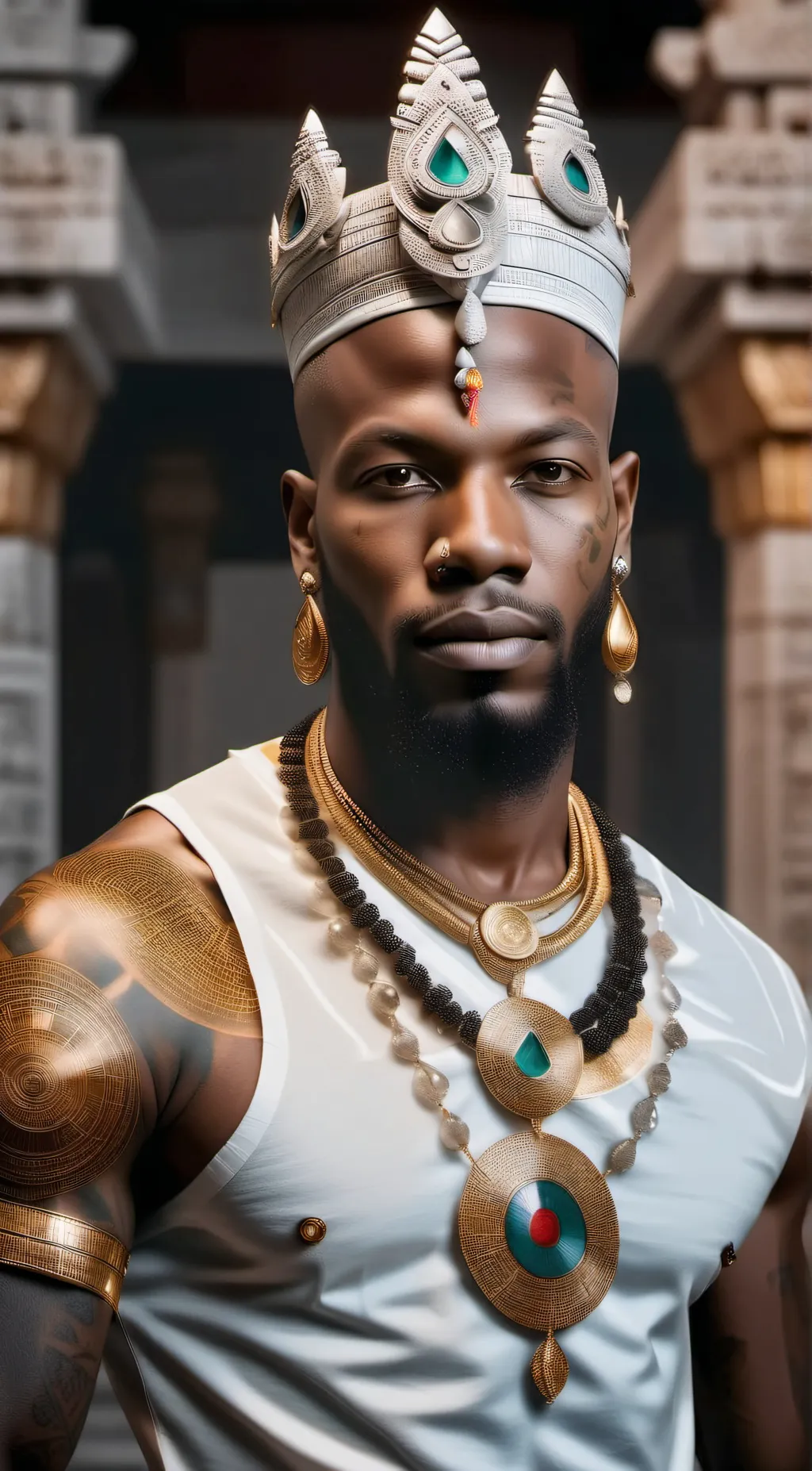 ai character: King David background