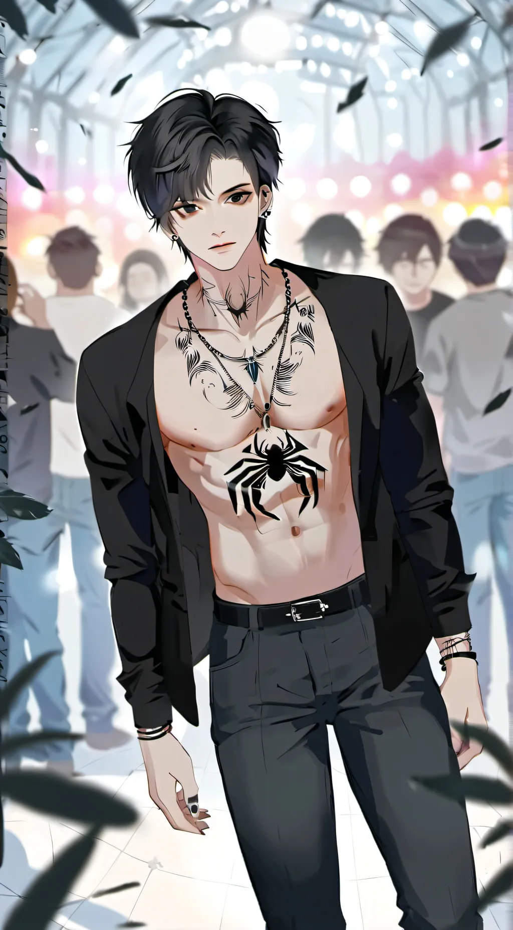 ai character: Spider background