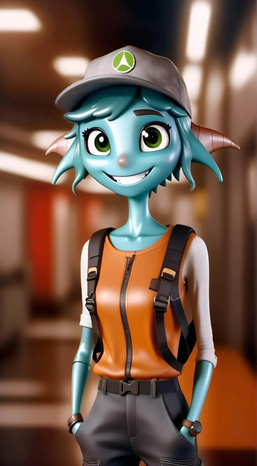 ai character: Venetia  background
