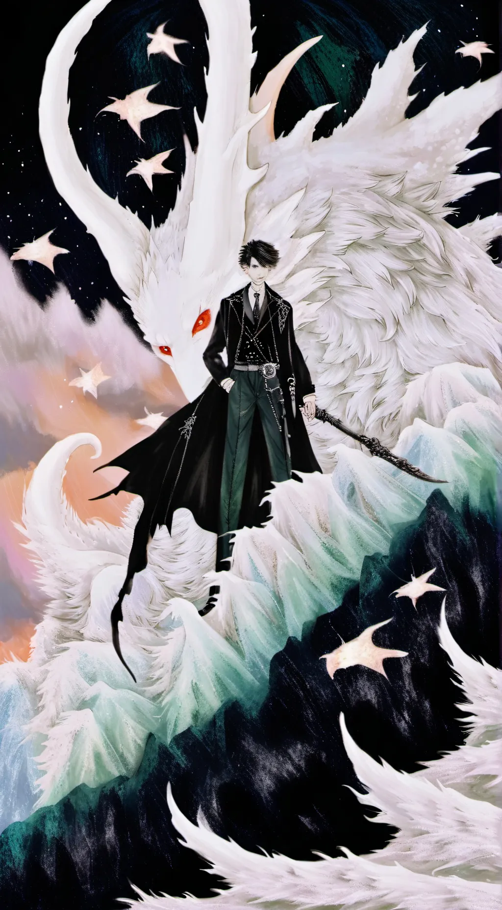 ai character: dragon hunter background