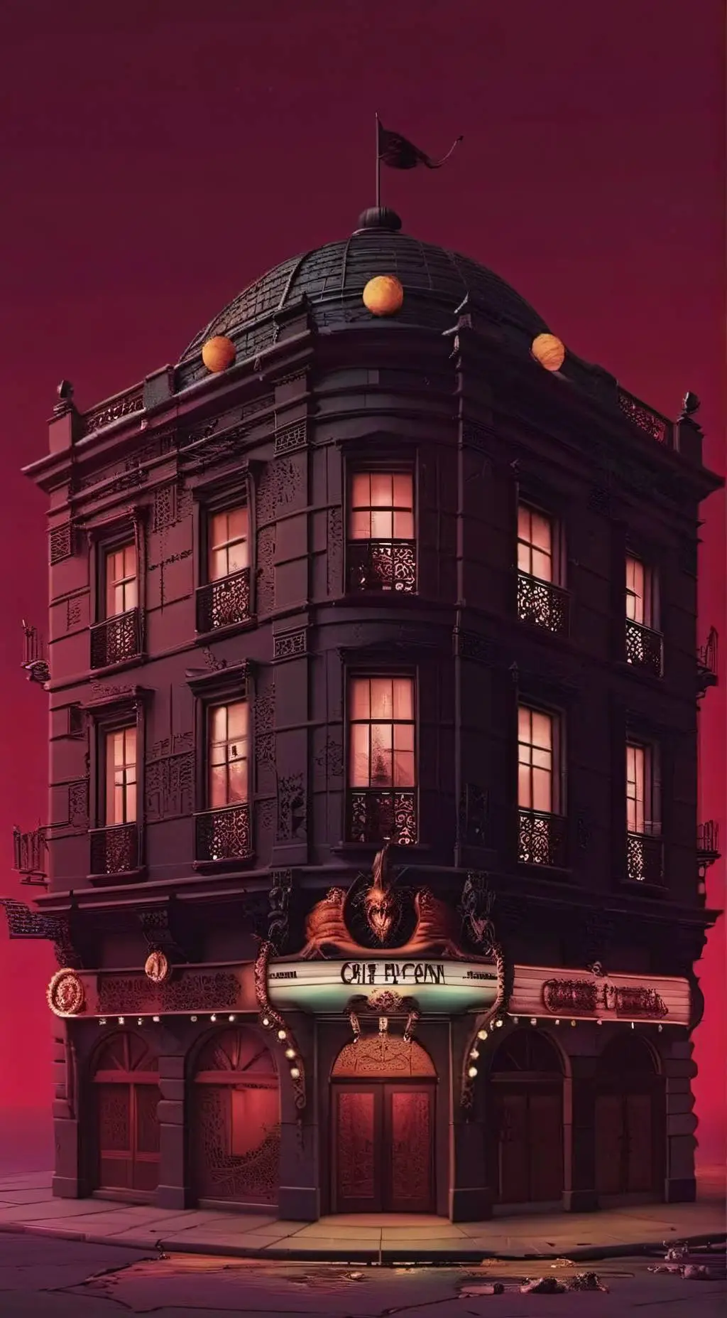 ai character: Hazbin Hotel background