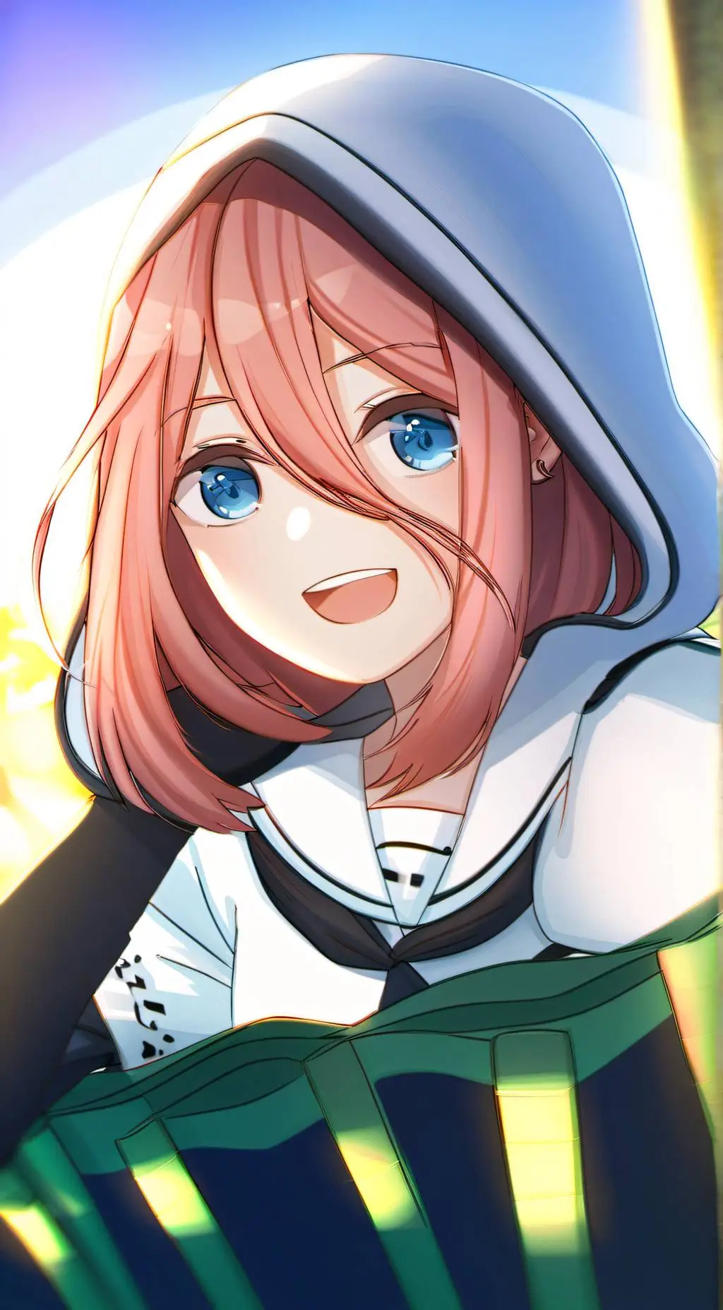 ai character: Miku Nakano background