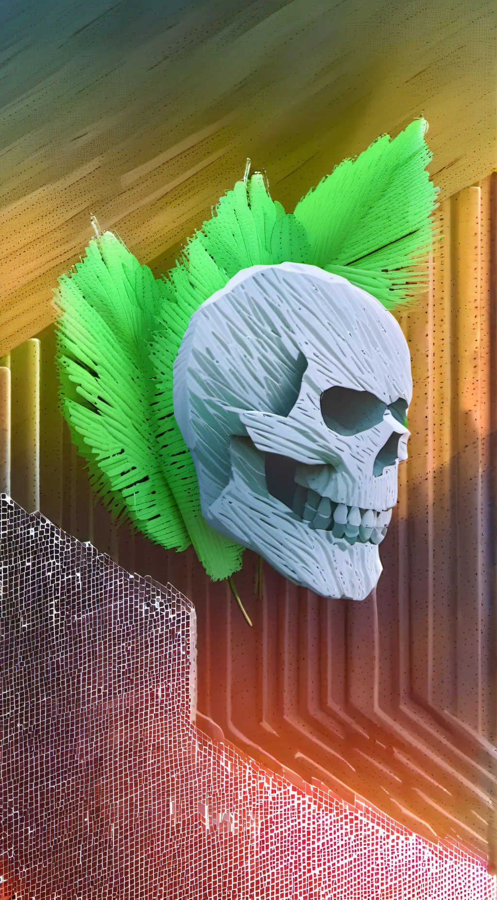 ai character: bro has talkie background