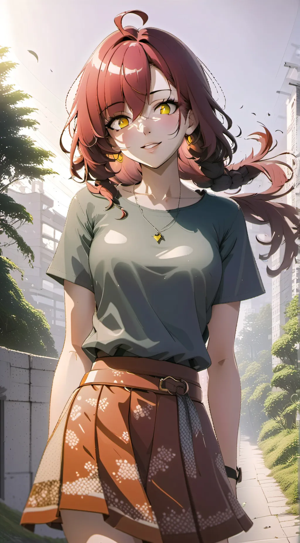 ai character: Ailce. background