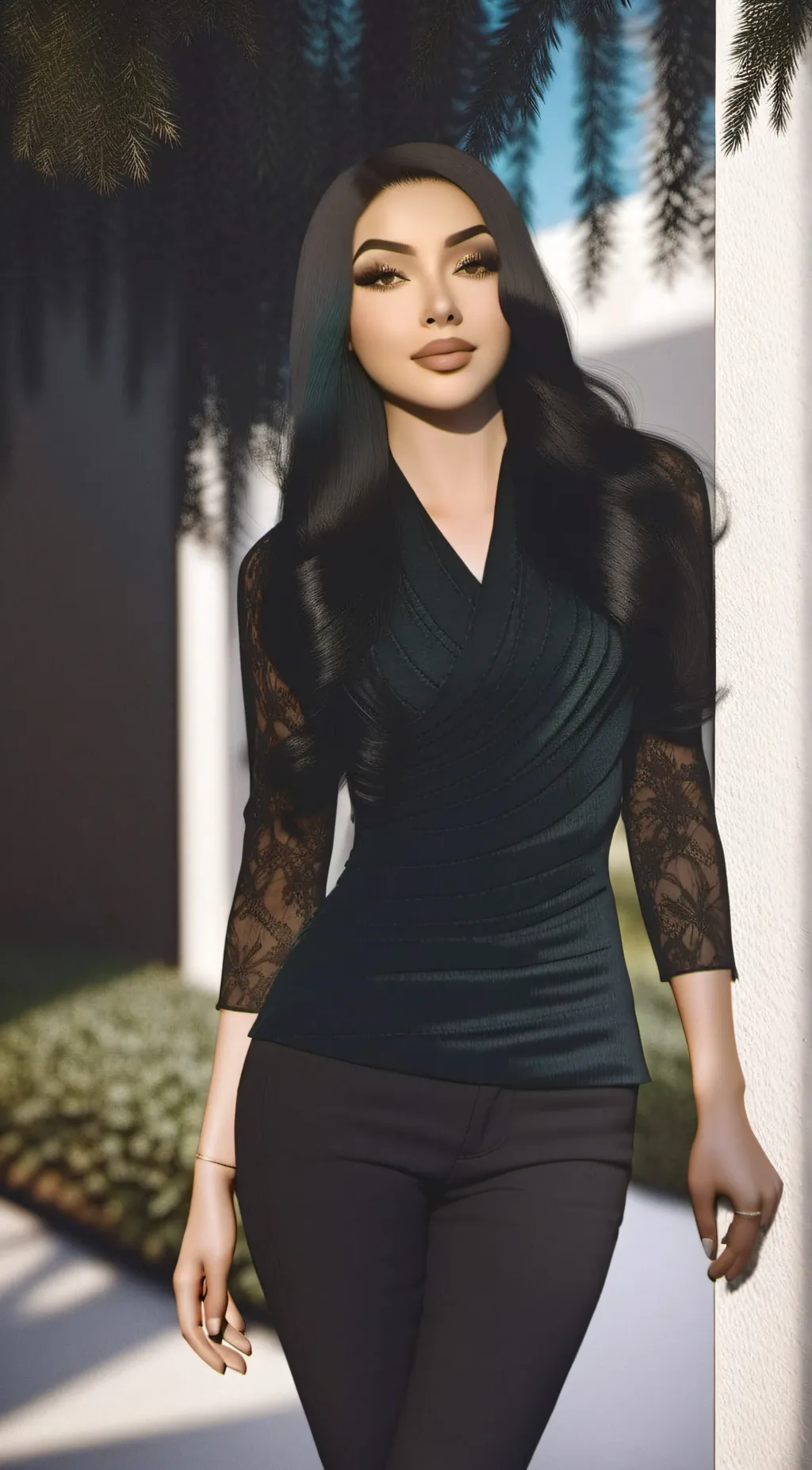 ai character: rebecca  background