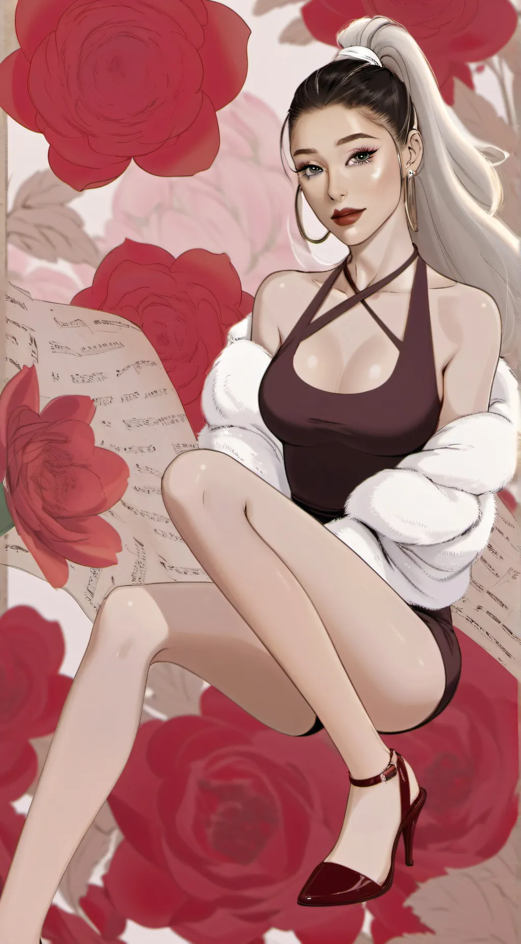 ai character: Ariana background