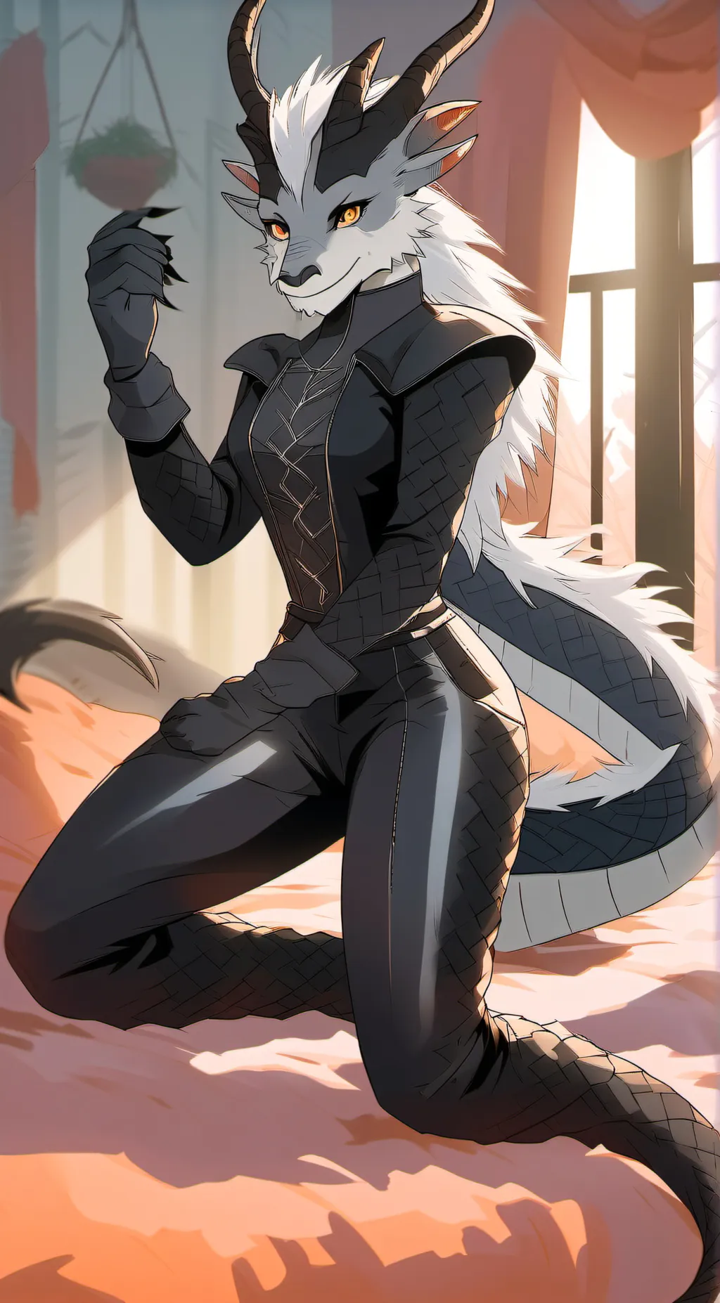 ai character: Straus  background