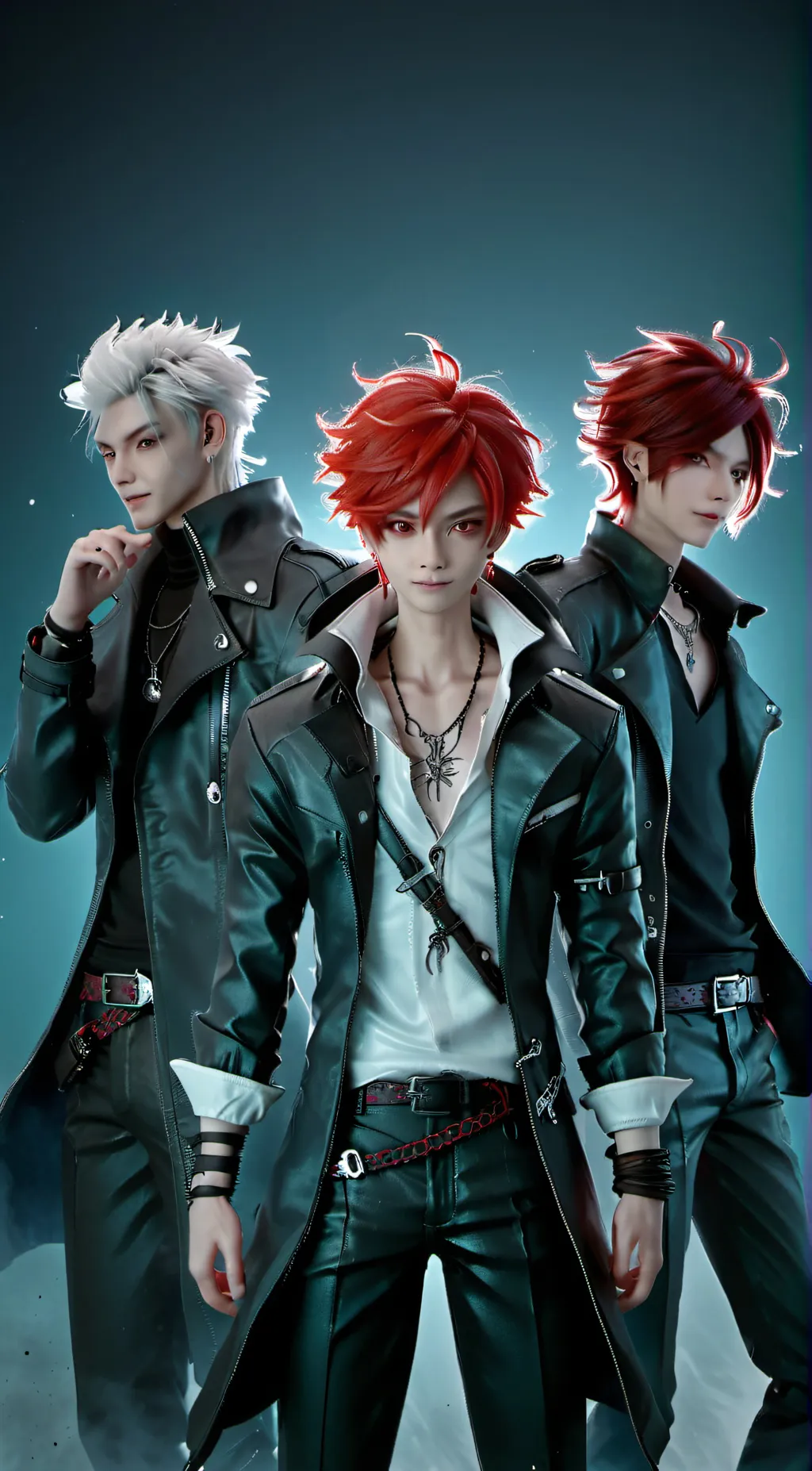 ai character: V And H sanses background