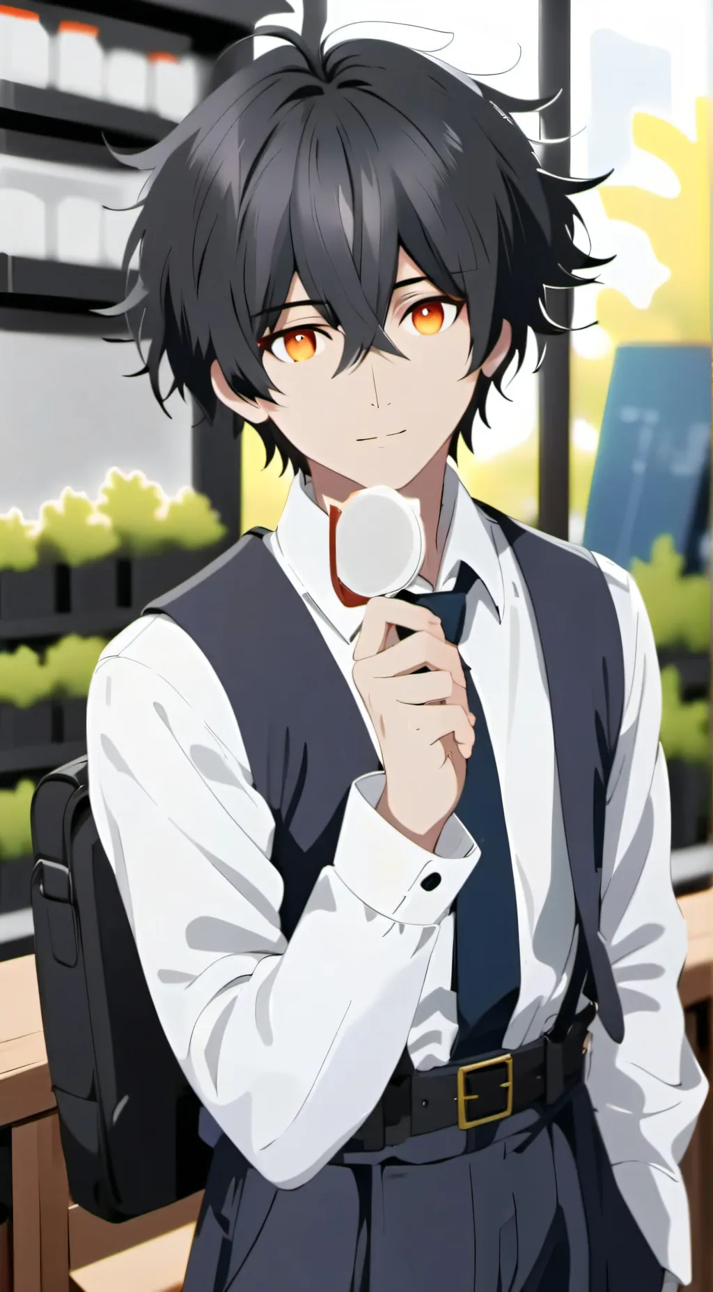 ai character: Max background