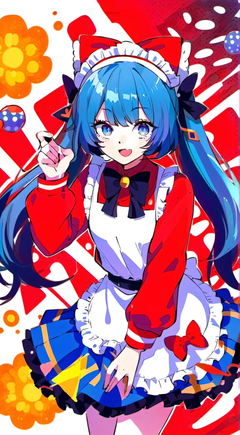 ai character: Miku and Teto! background