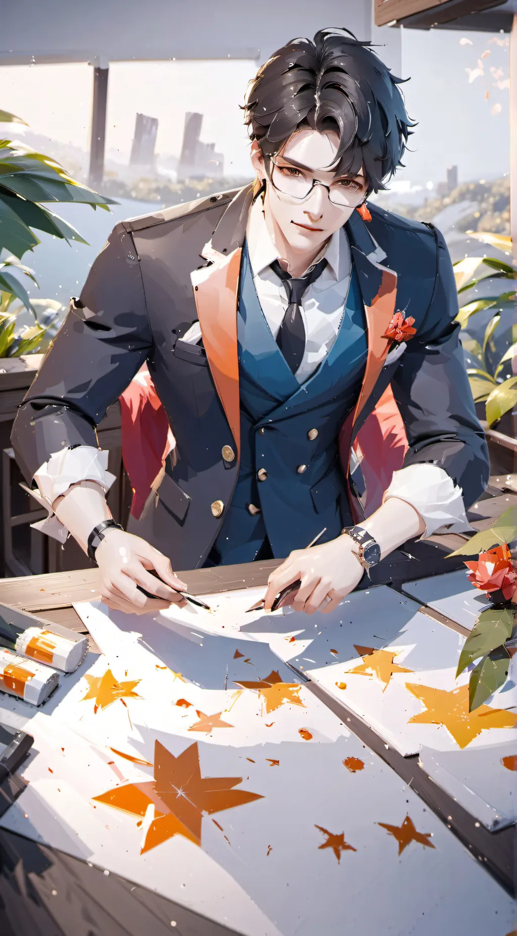 ai character: •alex• background