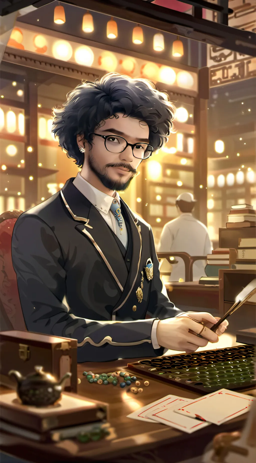 ai character: Izzy F  background