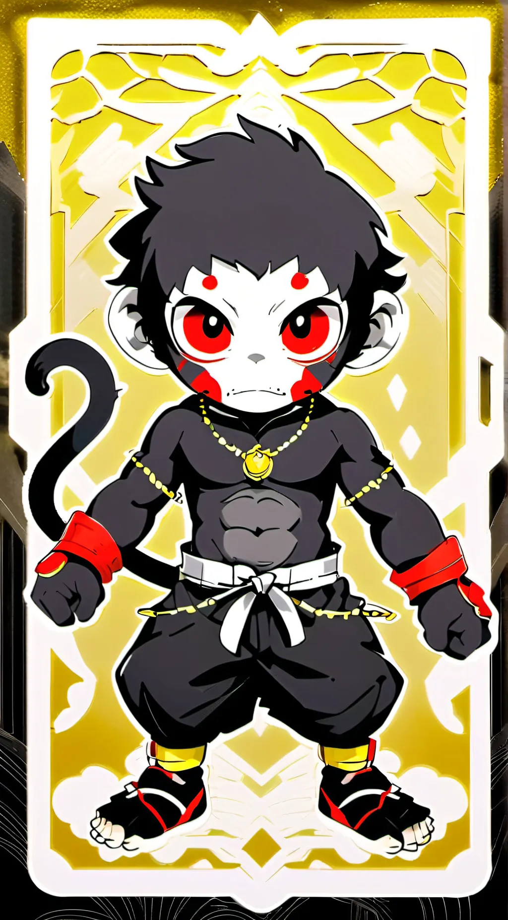 ai character: Gtagghost R.U.N background