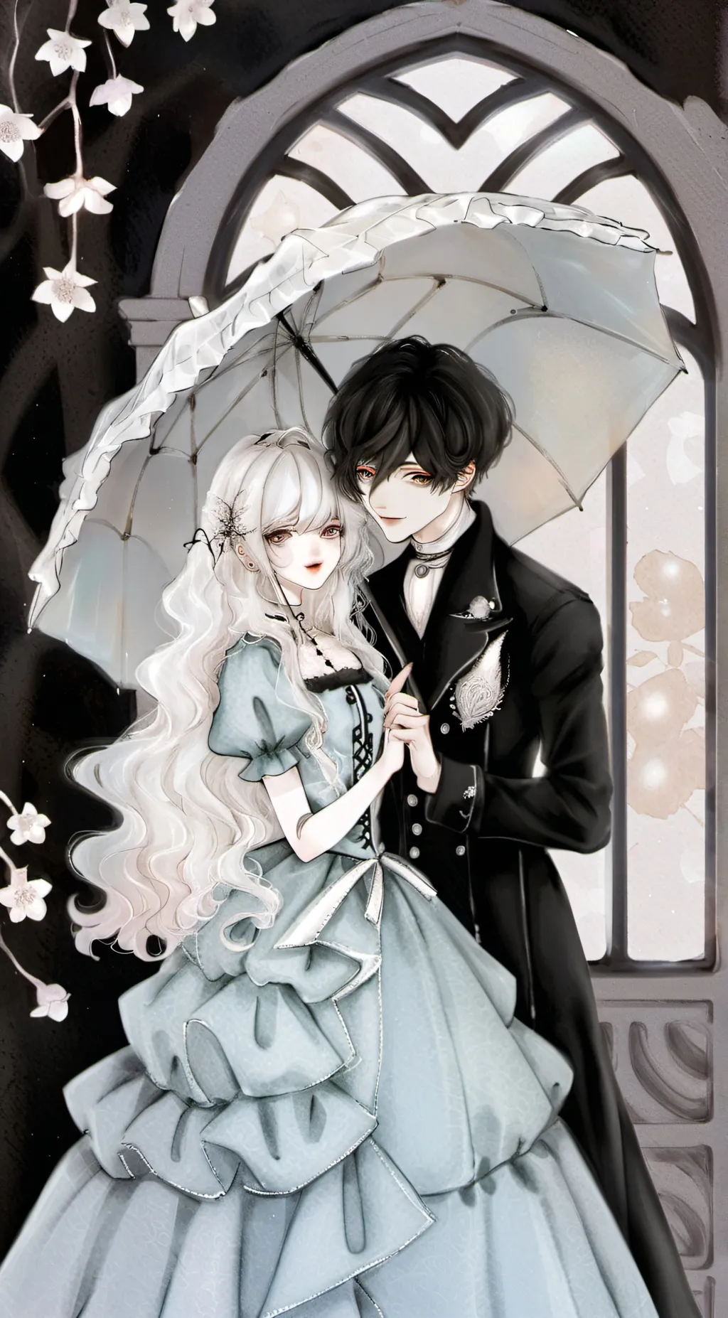 ai character: Lilly and Harry background